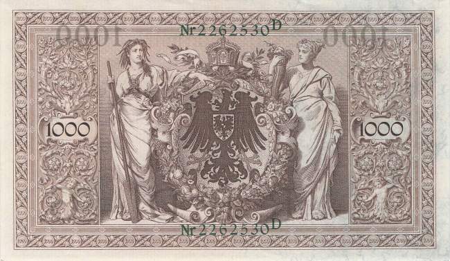 1000 Mark 1910 Ro.46b G/D